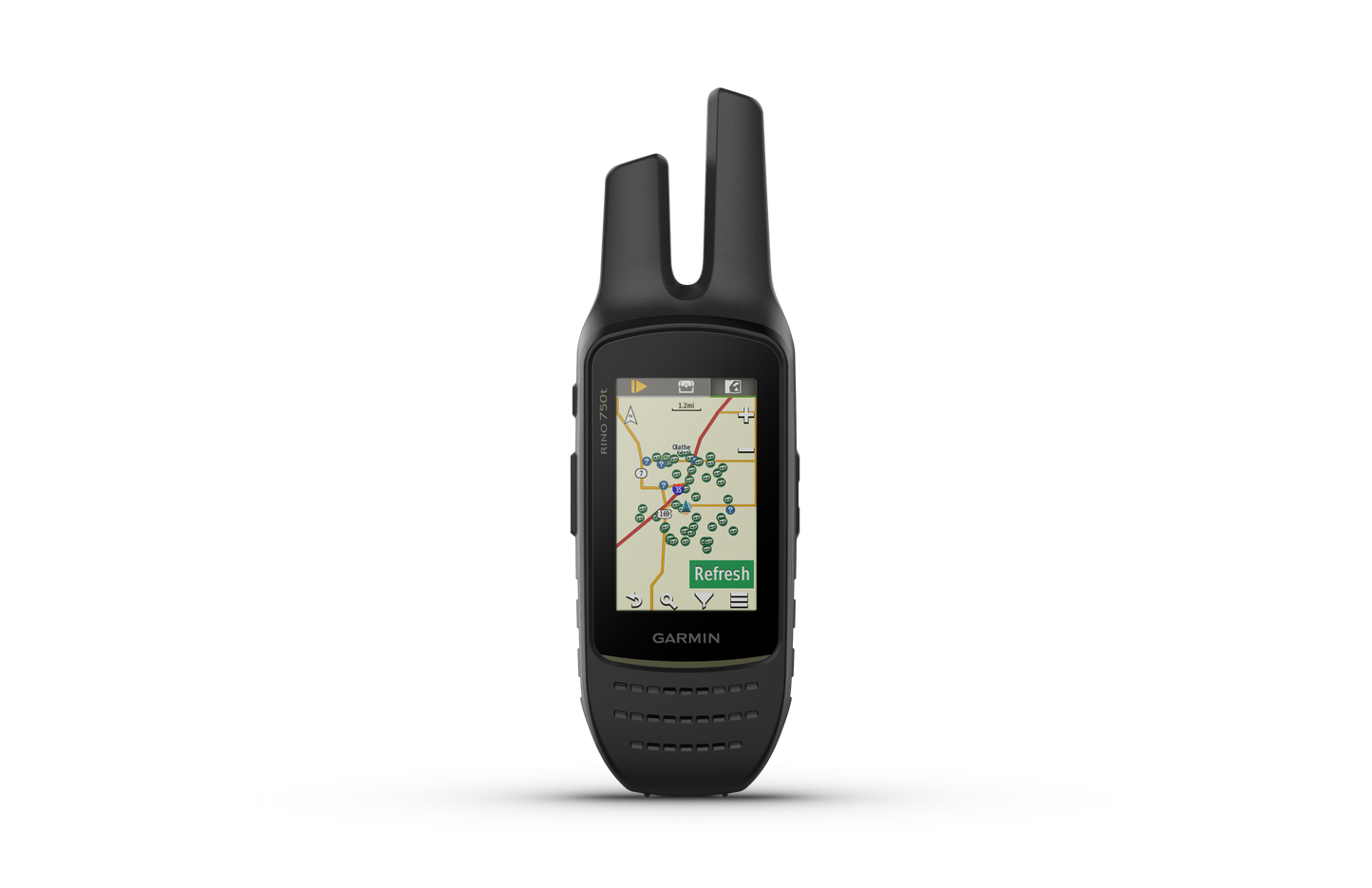 Garmin Rino® 750t, 2-Way Radio/GPS Navigator with Touchscreen and TOPO Mapping